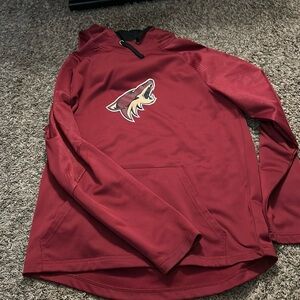 Arizona Coyotes player’s hoodie